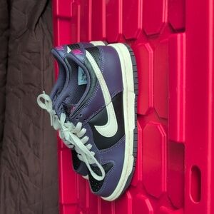 Nike Dunk Lows  Dark Purple and Black Low-Top Sneakers
